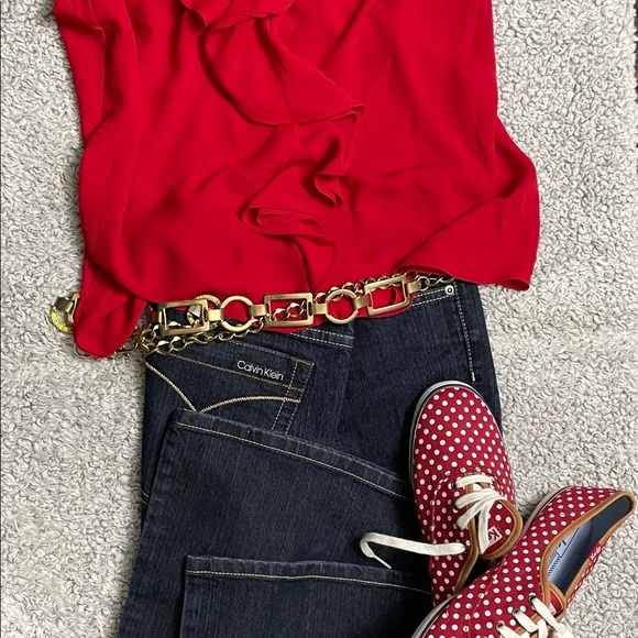 Calvin Klein size 12 flare jeans - Picture 10 of 10